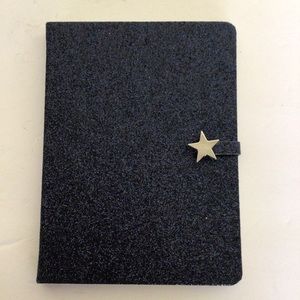 BLUE GLITTER JOURNAL NWT